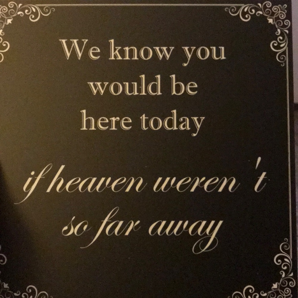 Wedding decor with stand
